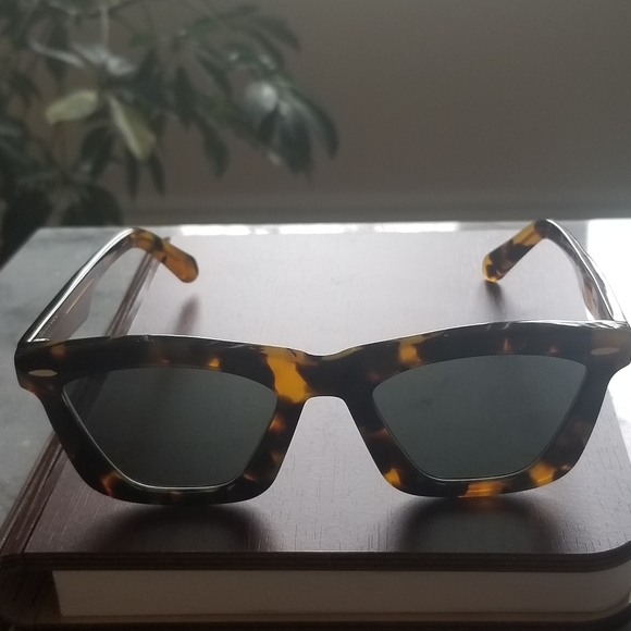 Karen Walker Alexandria Crazy Tort Sunglasses - Picture 9 of 15